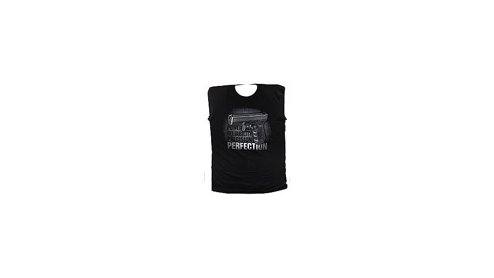 Glock Short Sleeve "Perfection" Shirt, Black, Small, GLAP95106