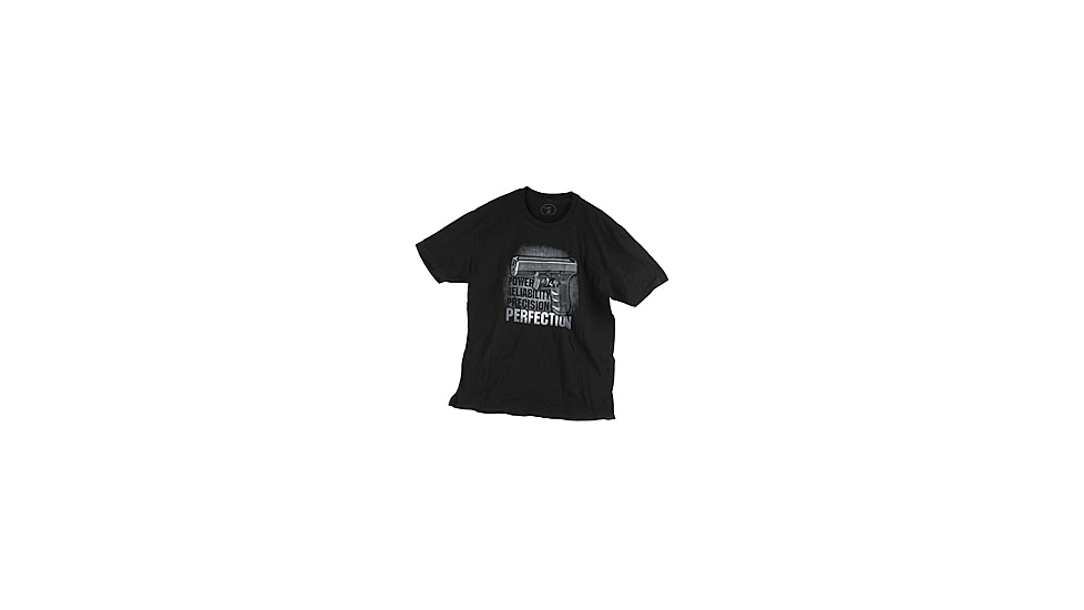 Glock Short Sleeve "Perfection" Shirt, Black, Medium, GLAP95107