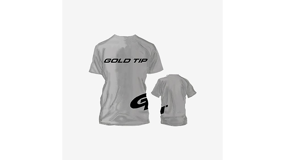 Gold Tip GT Tee Shirt Grey, LG, GTTSGYLG