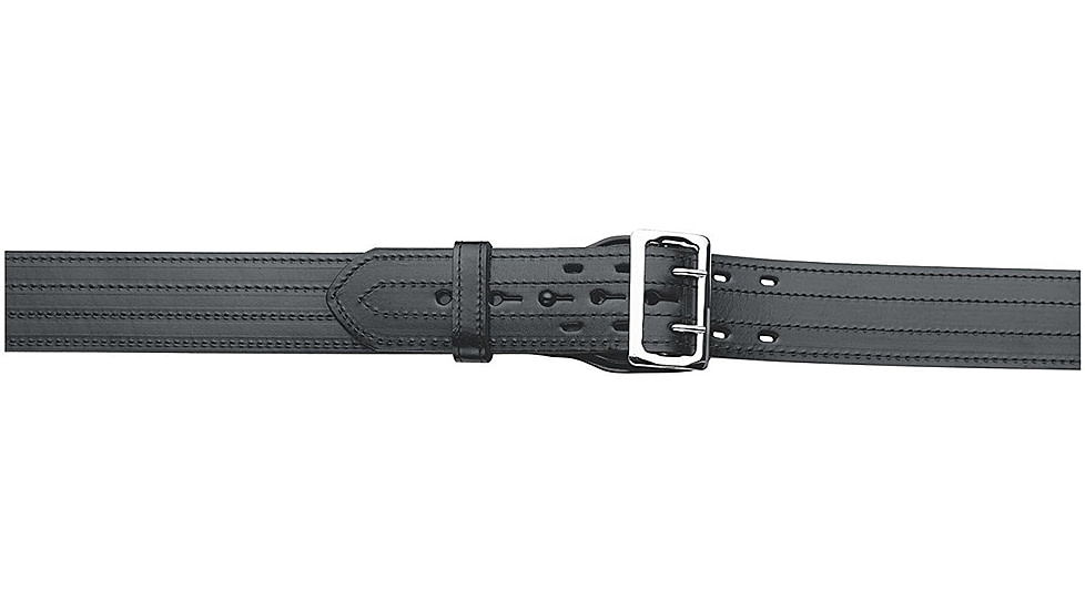 Gould &amp; Goodrich Sally Browne Duty Belt w/Brass Buckle - Women's, 26in, Black Weave, B192-26WBR