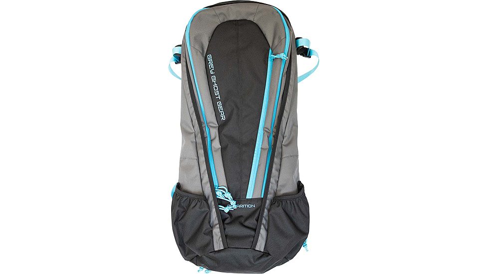 Grey Ghost Gear Apparition Short Barreled Rifle Bag, Black/Cayan Zips, GTG5874-2-49