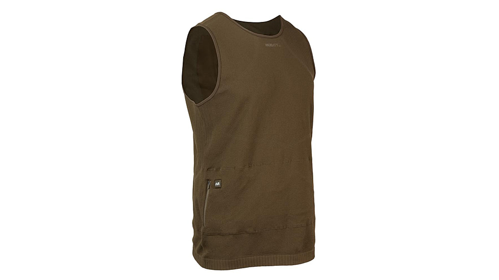 Gsm Muddy Nucleus Heated Hunting Vest Brown Clay S, MUD-HT-VEST-CL-S