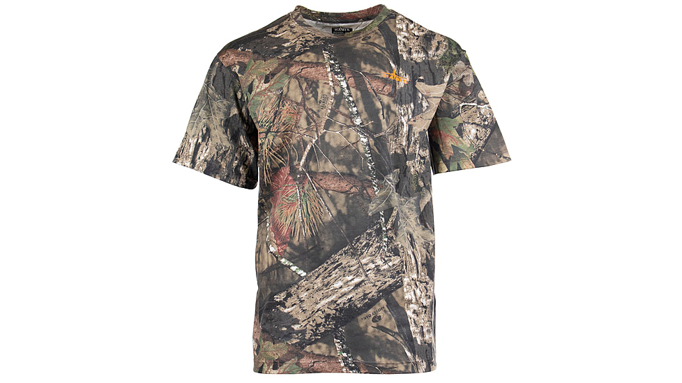 Habit Bear Cave Camo Short Sleeve Tee w/ Habit Logo - Mens, Mossy Oak Break Up Country, Extra Large, TS1229-313-XL