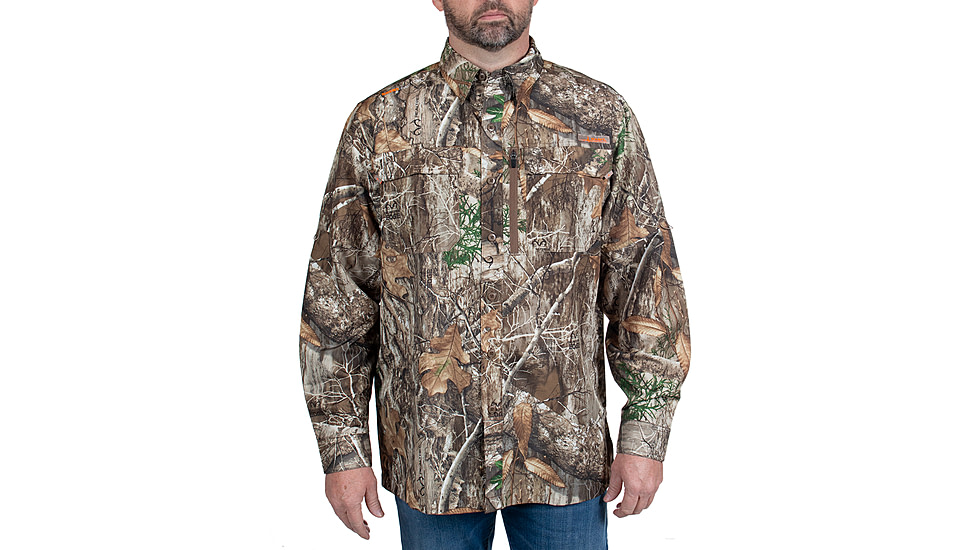 Habit Hatcher Pass Camo Guide Long Sleeve Shirt - Mens, Realtree Edge, Large, TS1477-922-L