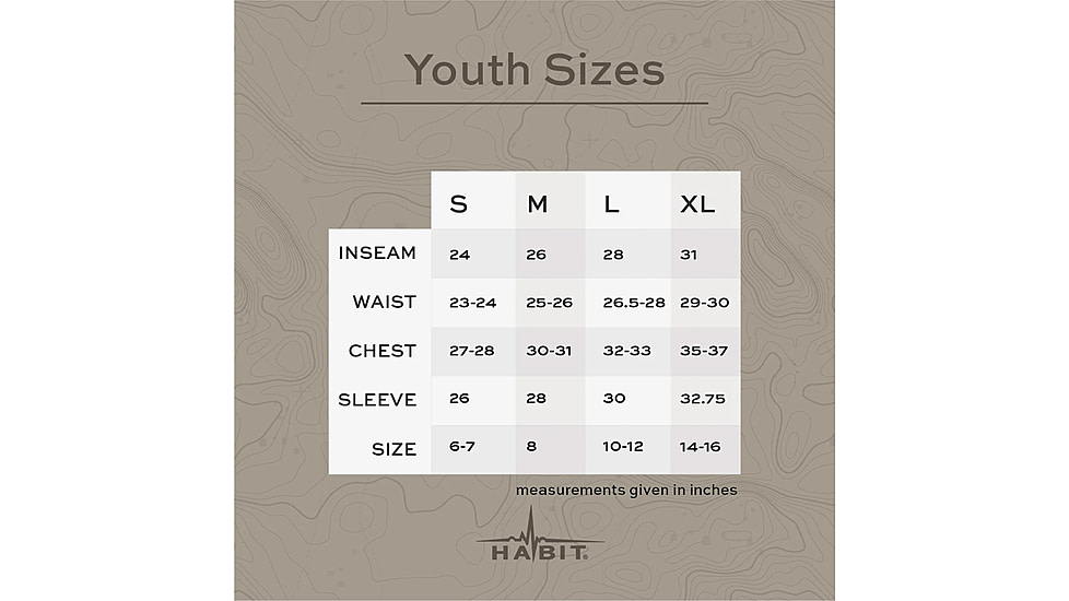 Habit Youth Bear Cave 6 Pocket Pants - Boy's, Realtree APX Camo, Small, TP1113-R-8-6-YS-8P9