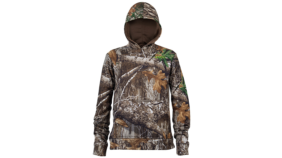Habit Youth Performance Hoodie, Realtree Edge, Medium, PH10009-922-YM