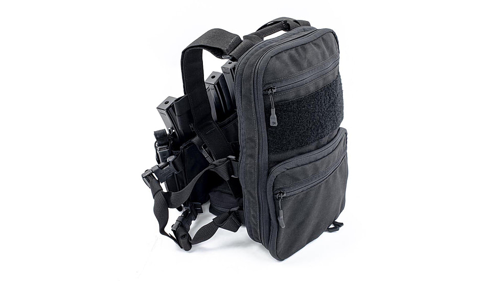 Haley Strategic Partners FlatPack 2.0 Daypack, Black, FP-2-1-BLK