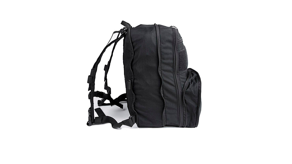 Haley Strategic Partners FlatPack Plus Daypack, Black, FPP-1-1-BLK