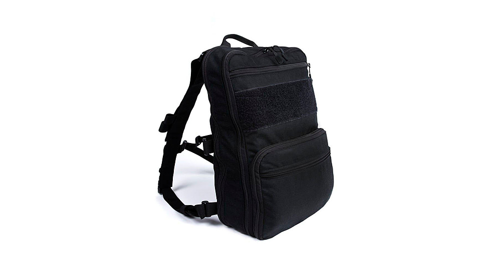 Haley Strategic Partners FlatPack Plus Daypack, Black, FPP-1-1-BLK