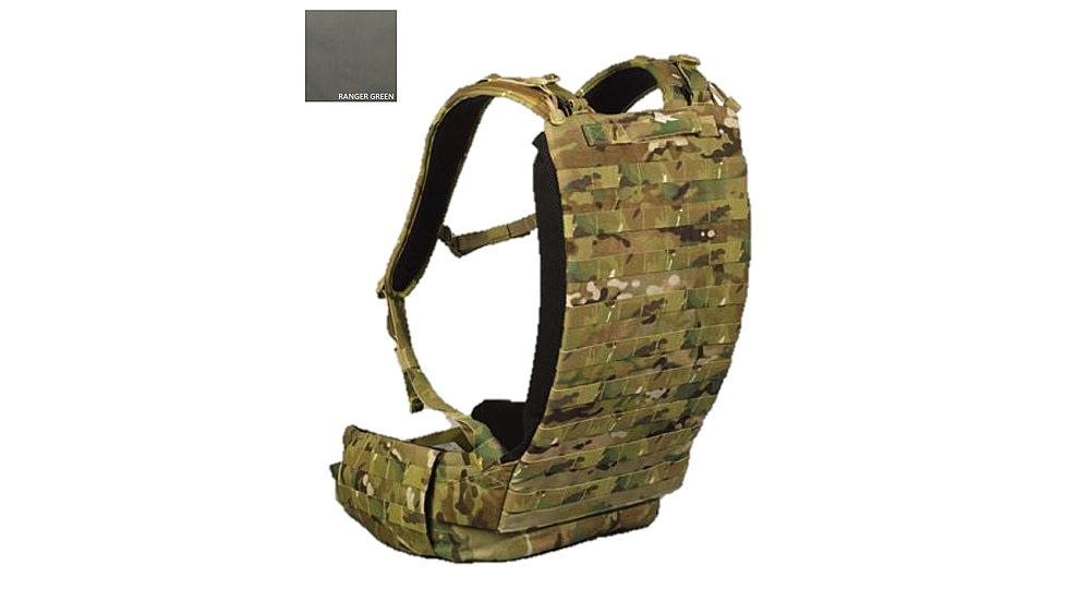 High Ground Gear HG 830 Modular Pack Short with SM/MD Waist Belt, Ranger Green, S/M, HG-8301-5-01