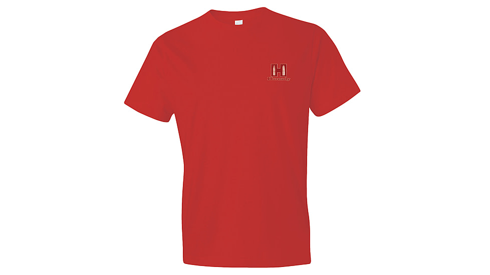 Hornady Cotton Short Sleeve T-Shirt - Men's, Red, Large, 99601L