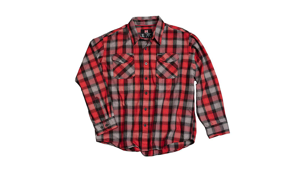 Hornady Flannel - Unisex, Red, Large, 99602L