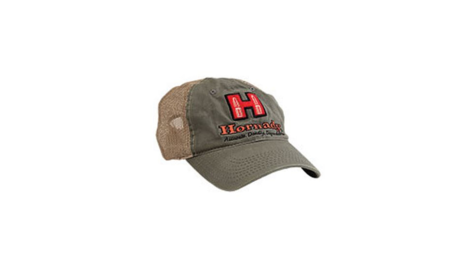 Hornady Logo Cotton Cap,OD Green/Tan 99284