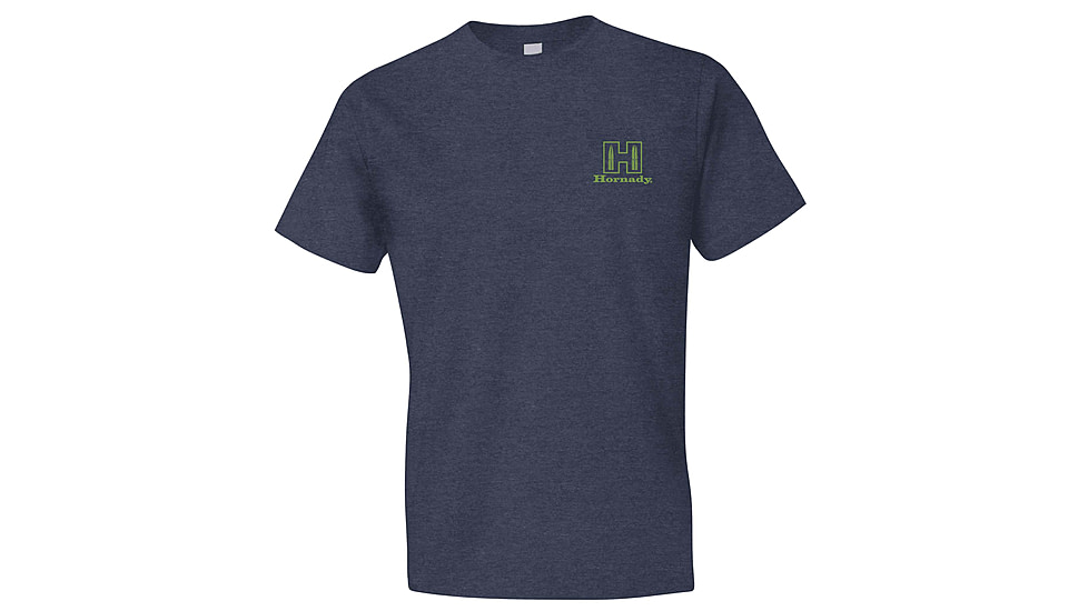 Hornady Logo Stamp T-Shirt - Mens, Indigo, Extra Large, 30994
