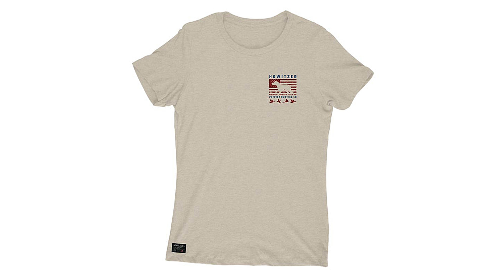 HOWITZER Bird Dog S/S Tee - Womens, Cream, 2XL, CVW7135-CRM-2X