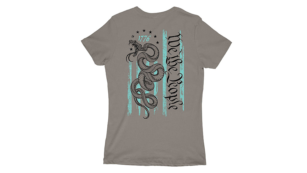 HOWITZER Dont Tread S/S Tee - Womens, Warm Grey, 2XL, CVW7131-WARG-2X