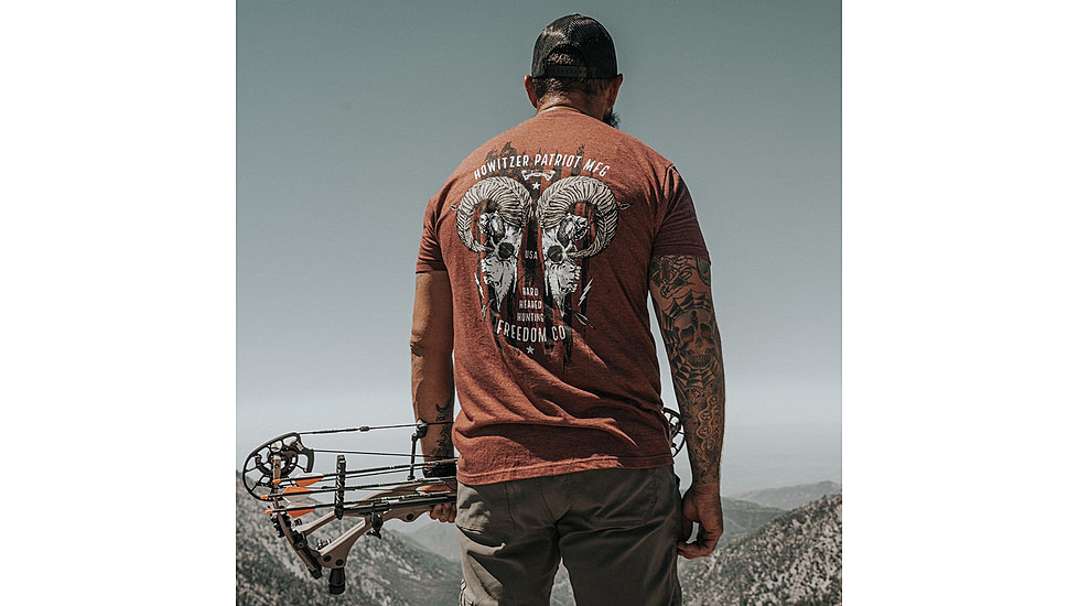 HOWITZER Lethal S/S Tee - Mens, Burgundy Heather, 2XL, CV6028-BUHE-2X