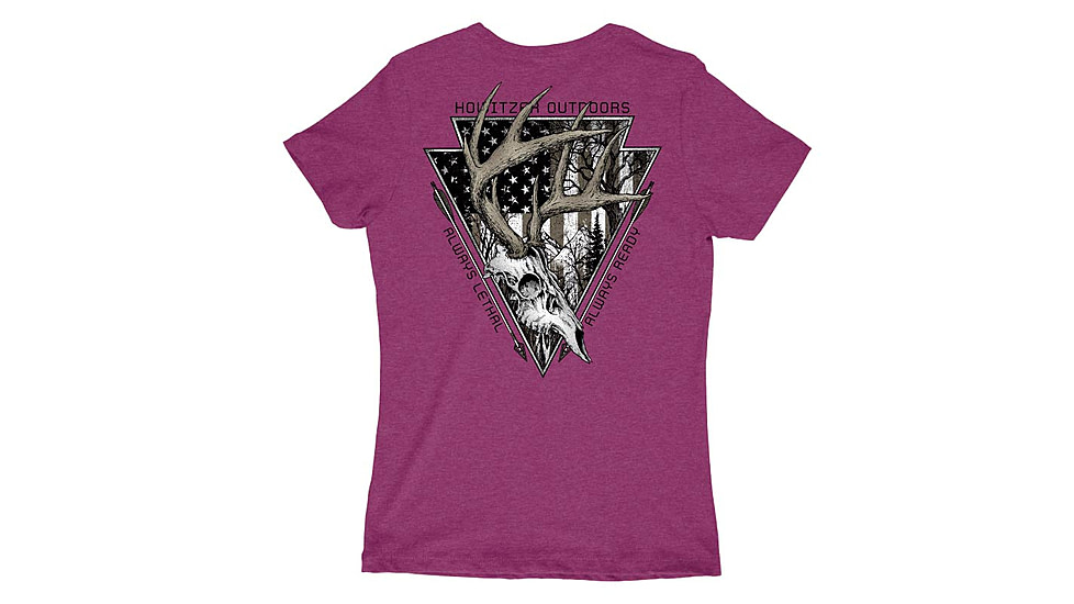 HOWITZER Outdoors S/S Tee - Womens, Lush, Medium, CVW7143-LUSH-M