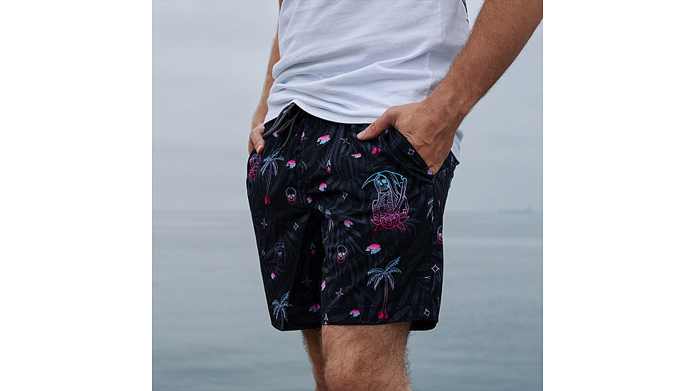 HOWITZER Reaper Boardshort - Mens, Multi-Colored, Small, 371BS023-MULT-S