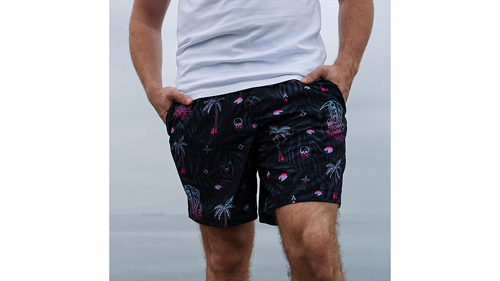 HOWITZER Reaper Boardshort - Mens, Multi-Colored, Small, 371BS023-MULT-S
