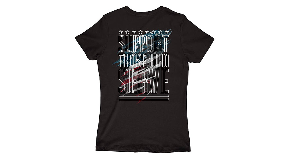 HOWITZER Support S/S Tee - Womens, Black, Small, CVW7138-BK-S