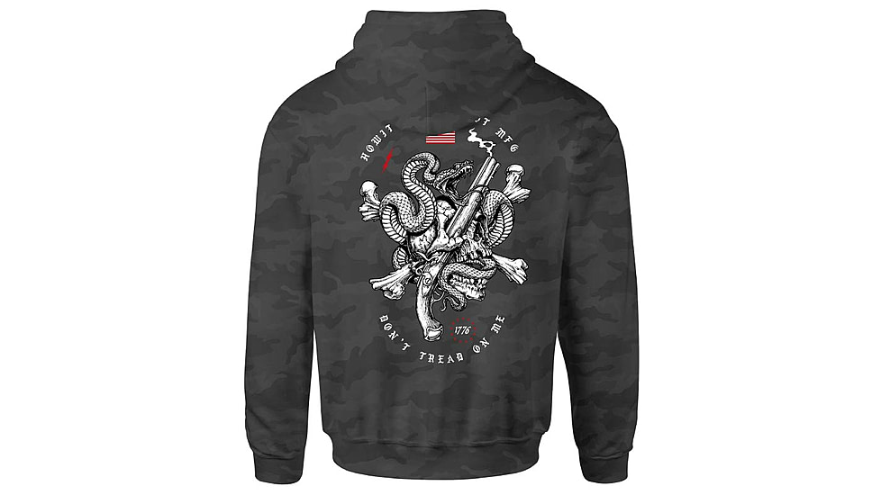 HOWITZER Tread Hood - Mens, Black Camo, Medium, CV7069-BKCA-M