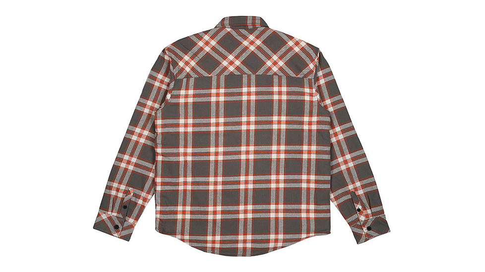 HOWITZER Verdun L/S Flannel - Mens, Dark Grey, Large, 371WV076-DKGY-L