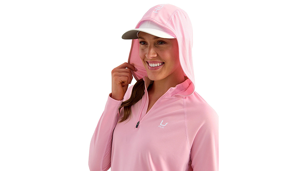 HUK Performance Fishing Icon Long Sleeve Hoodie - Womens