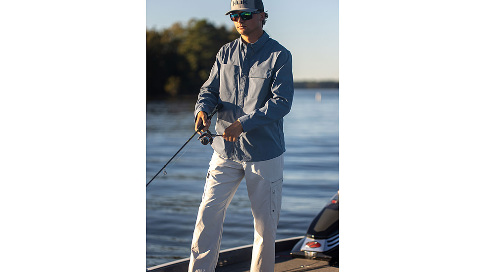 HUK Performance Fishing Icon Long Sleeve Shirt - Mens