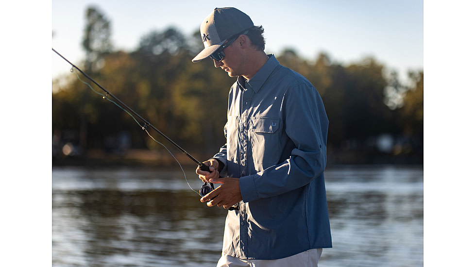HUK Performance Fishing Icon Long Sleeve Shirt - Mens