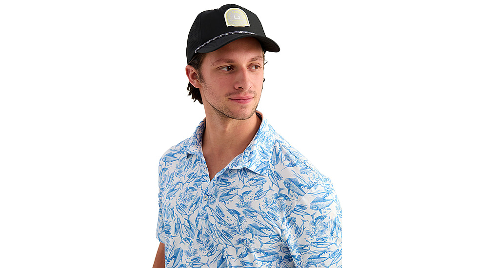 HUK Performance Fishing Pursuit Kc Printed Polo - Mens
