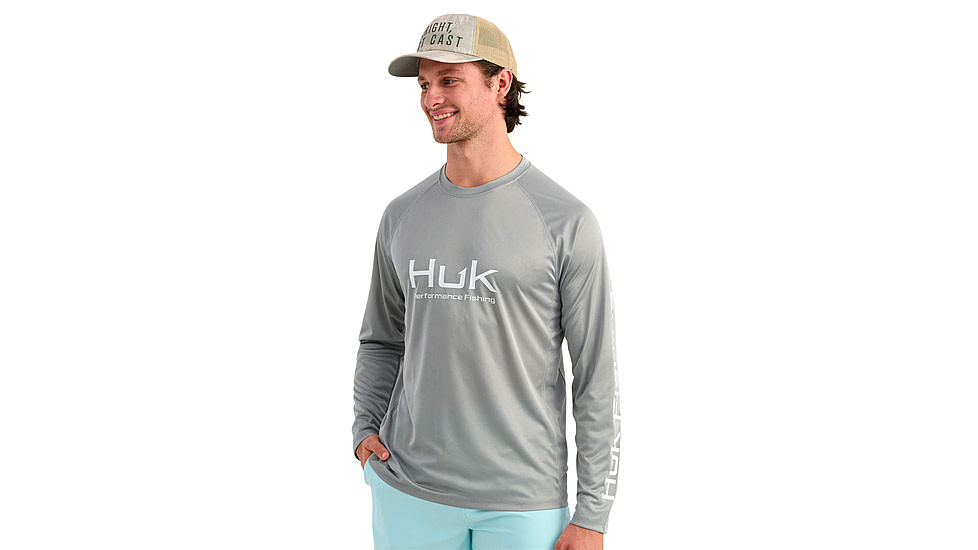 HUK Performance Fishing Pursuit Long Sleeve Crew - Mens
