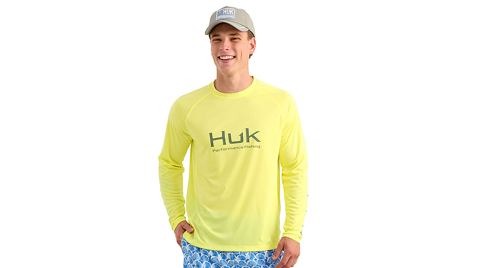 HUK Performance Fishing Pursuit Long Sleeve Crew - Mens