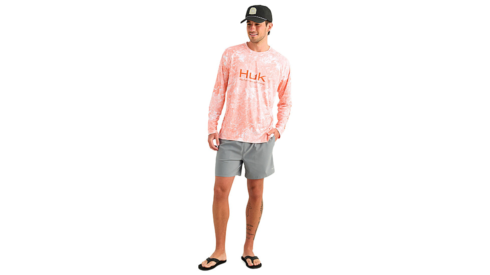 HUK Performance Fishing Pursuit Long Sleeve Crew - Mens