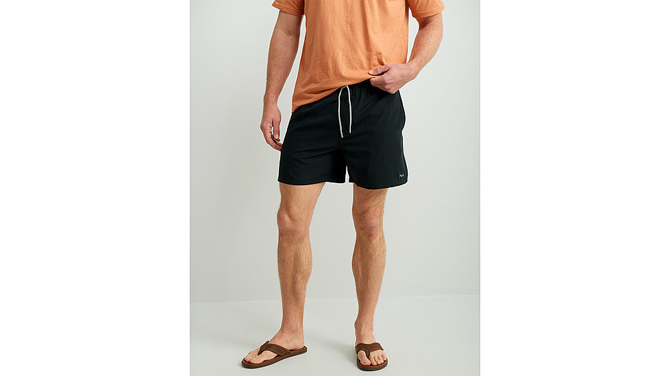 HUK Performance Fishing Pursuit Printed Volley Short - Mens, Black, Extra Large, H2000227-001-XL