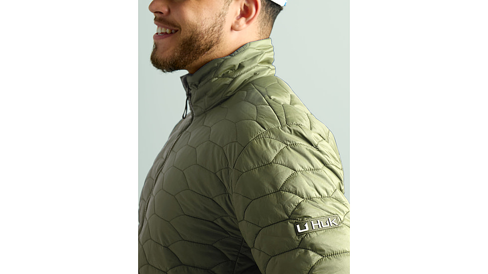 HUK Performance Fishing Scale Jacket - Mens, Moss, 2XL, H4000156-316-XXL