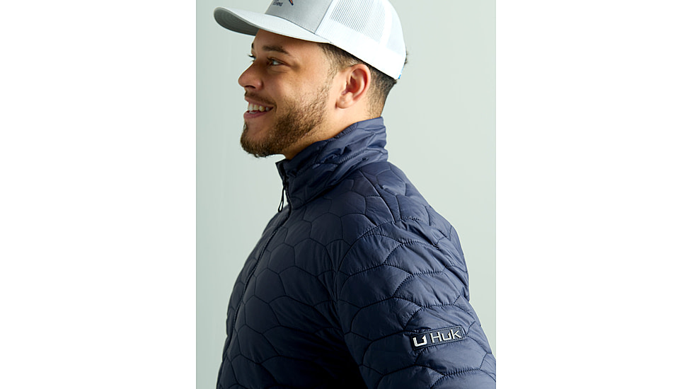 HUK Performance Fishing Scale Jacket - Mens, Naval Academy, Large, H4000156-413-L