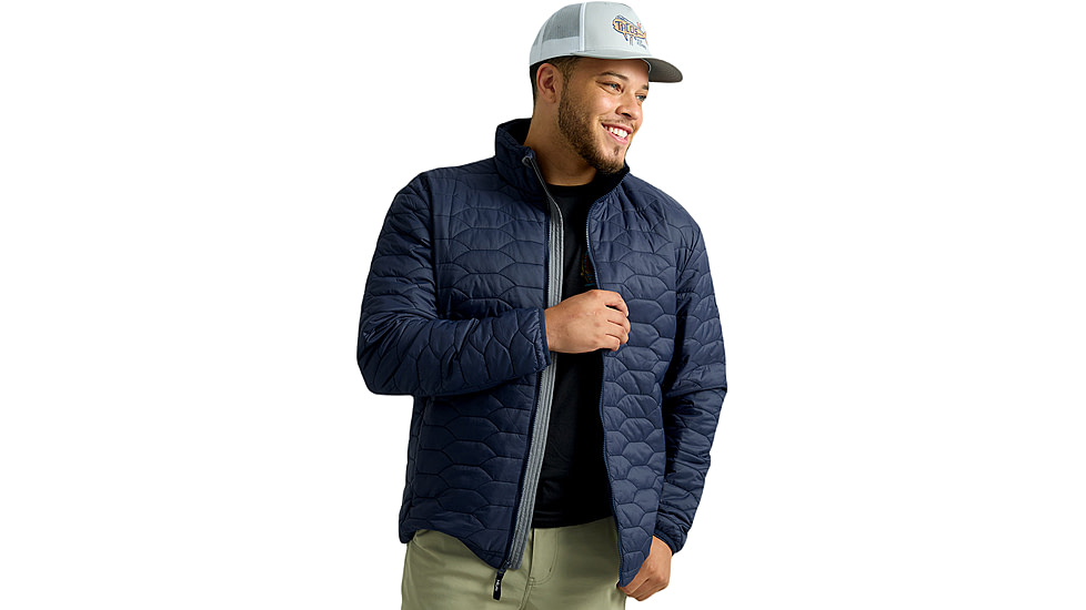 HUK Performance Fishing Scale Jacket - Mens, Naval Academy, Large, H4000156-413-L