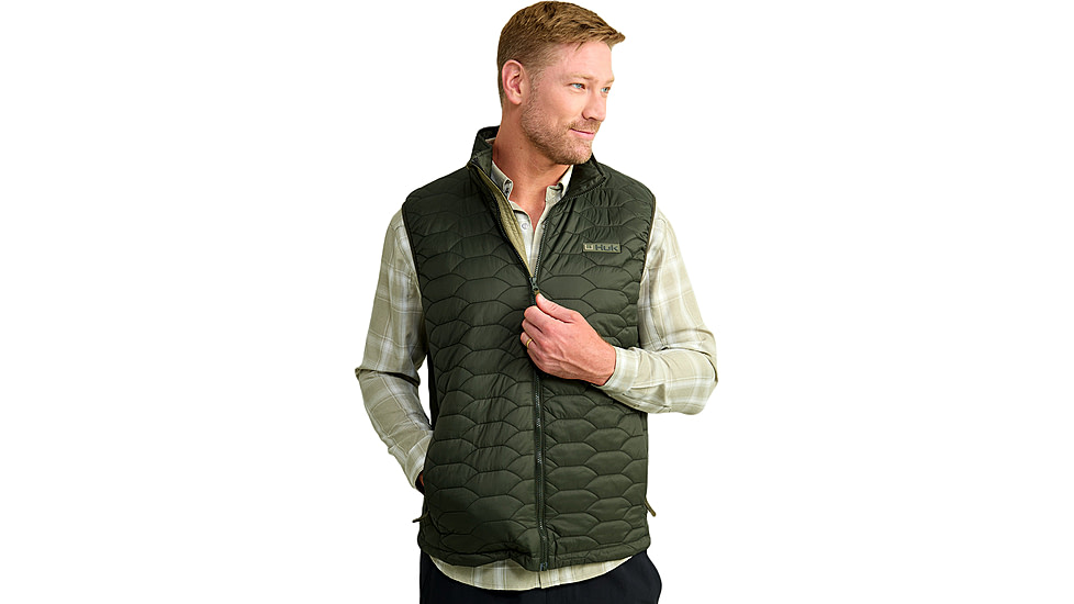 HUK Performance Fishing Scale Vest - Mens, Cypress Landing, Medium, H4000157-377-M