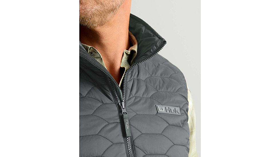 HUK Performance Fishing Scale Vest - Mens, Night Owl, Large, H4000157-016-L