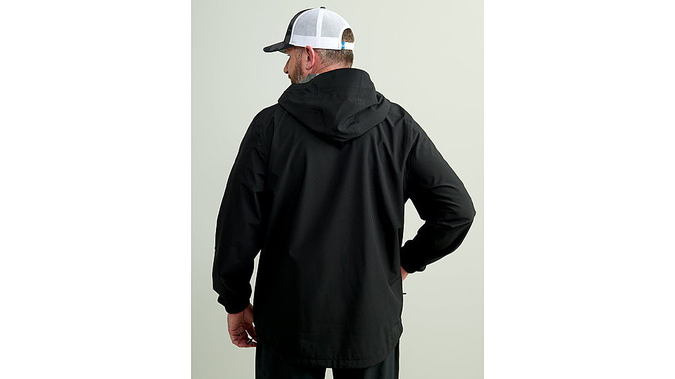 HUK Performance Fishing Storm Jacket - Mens, Black, Extra Large, H4000159-001-XL