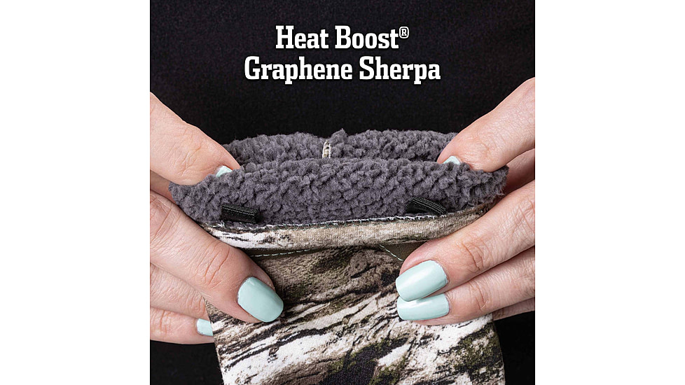 Huntworth Barrow Heat Boost Windproof Softshell Hunting Glove - Womens, Tarnen, Large, E-1433-L-TRN-L