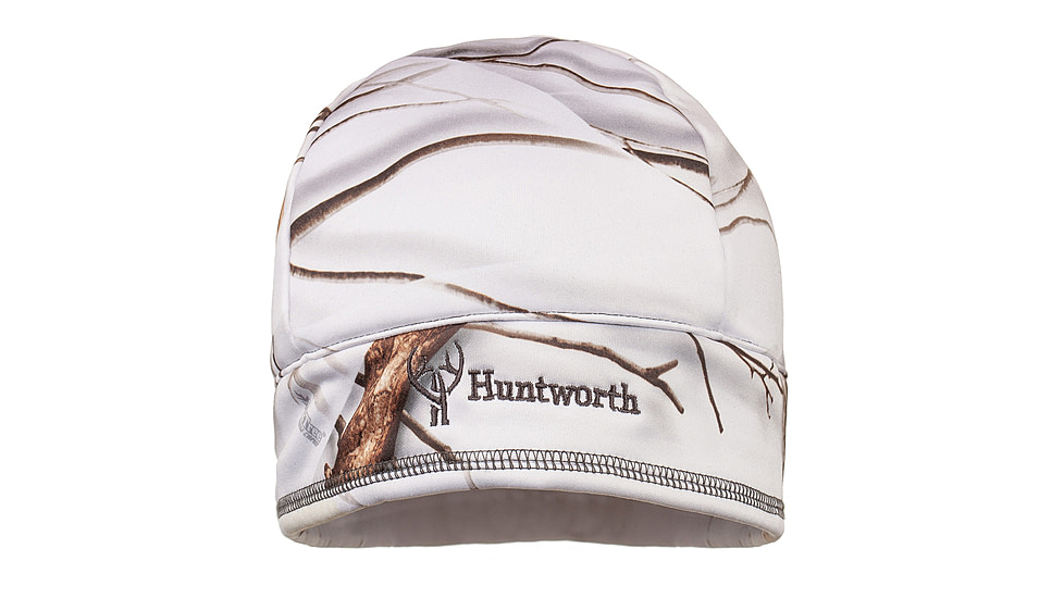 Huntworth Carthage Lined Waterproof Performance Fleece Beanie Hat - Mens, Snow Camo, Large, E-5593-30SCB-M/L