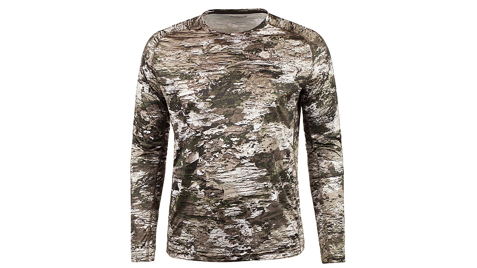 Huntworth Fallon Light Weight Performance Polyester Long Sleeve Shirt - Mens, Tarnen, Medium, E-9333-TRN-M