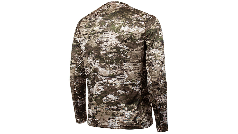 Huntworth Fallon Light Weight Performance Polyester Long Sleeve Shirt - Mens, Tarnen, Medium, E-9333-TRN-M