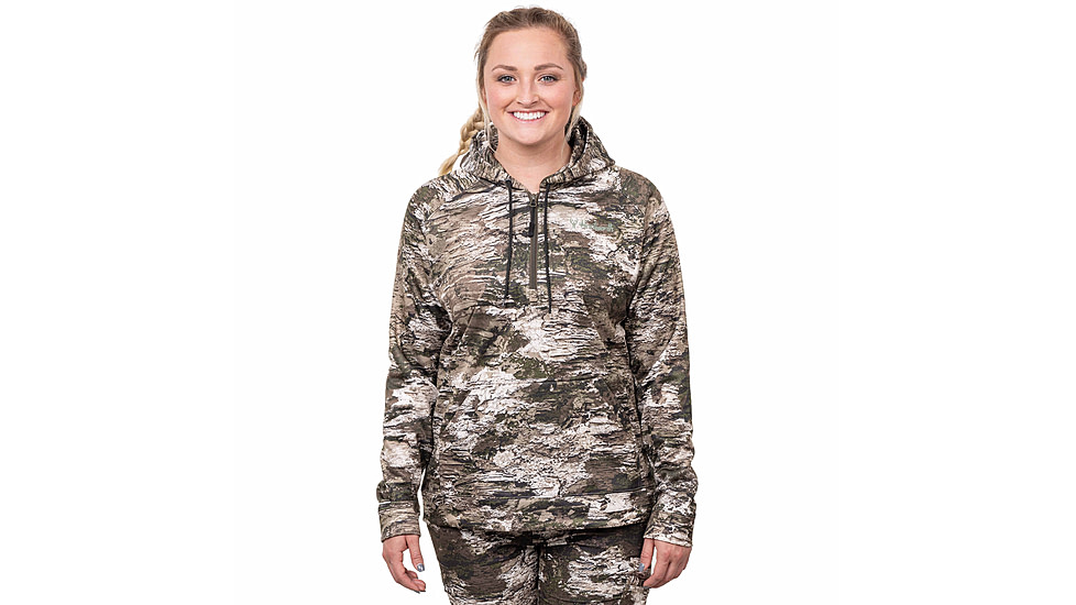 Huntworth Harrison Mid Weight Hoodie - Women's, Small, Tarnen, E-9555-W-TRN-S