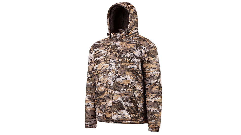Huntworth Fairbanks Heavy Weight, Waterproof, Sherpa-lined Jacket - Men's, Disruption, Medium, E-9443-DC-M