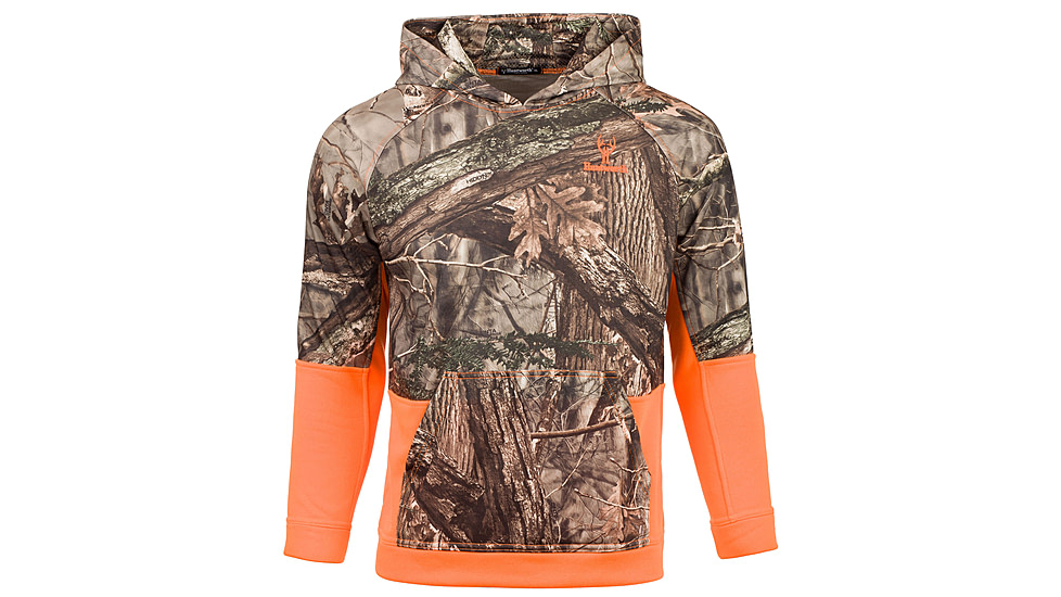 Huntworth Knit Jersey Hoodie - Youth Boys, Hiddn / Blaze, X-Large, E-9302-YB-HDN/BZ-XL