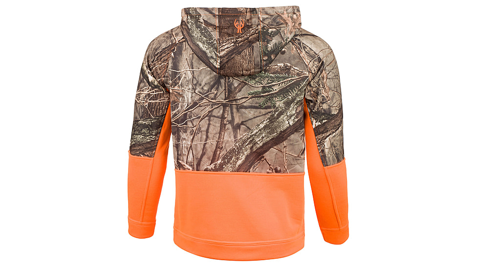 Huntworth Knit Jersey Hoodie - Youth Boys, Hiddn / Blaze, X-Large, E-9302-YB-HDN/BZ-XL