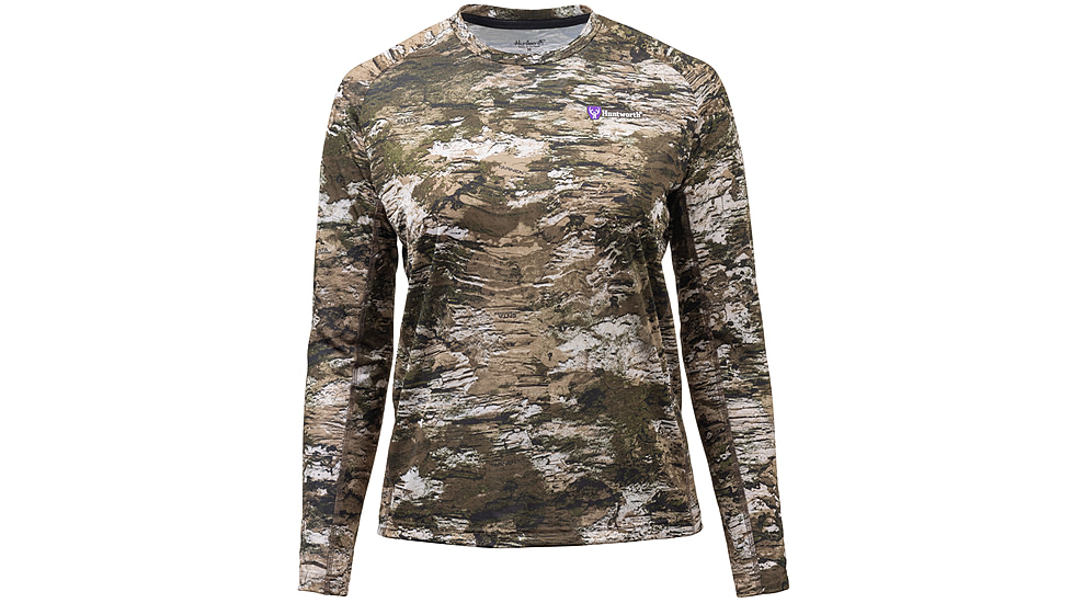 Huntworth Fallon Light Weight Performance Long Sleeve Shirt - Women's, Tarnen, Medium, E-9504-W-TRN-M